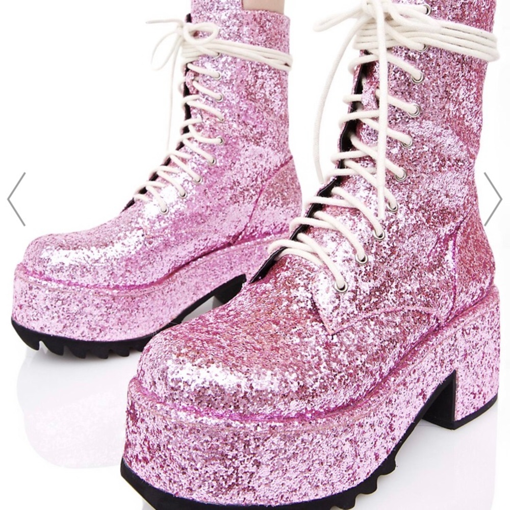 Current Mood Twinkle Glitter Boots